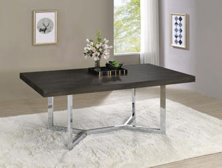 Benson 72-inch Composite Wood Dining Table Dark Oak