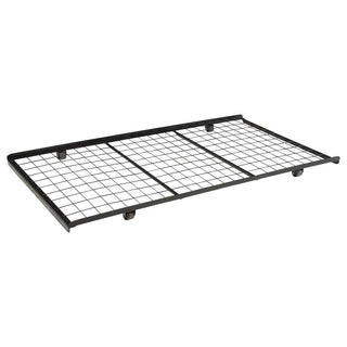 Eden Metal Twin Trundle Bed Black