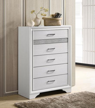 Miranda 5-drawer Bedroom Chest White