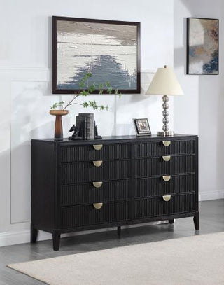 Brookmead 8-drawer Dresser Black