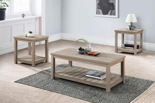 Colter 3-piece Engineered Wood Coffee Table Set Greige