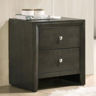 Serenity 2-Drawer Nightstand Mod Grey