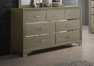 Beaumont 7-Drawer Rectangular Dresser Champagne